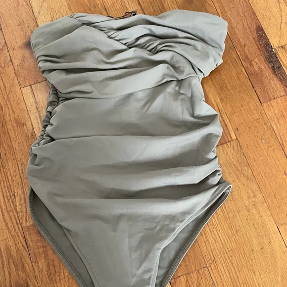 Zara bandeau bodysuit sz S - BNWT - Picture 2 of 3